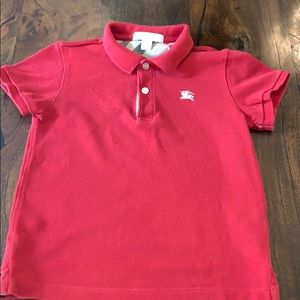Authentic used Boys Burberry Polo